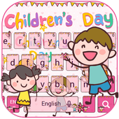 Cute Children's Day Keyboard Theme icon