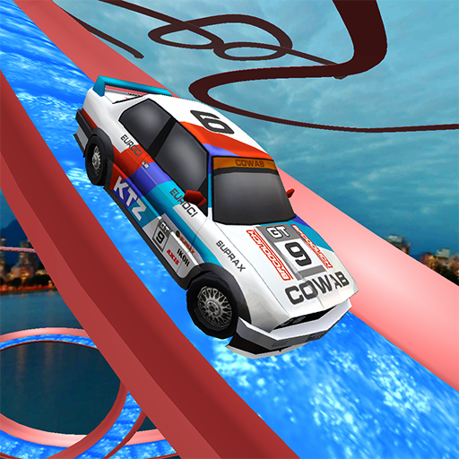 Sports Cars Water Slide - Water Slide Racing Games icon