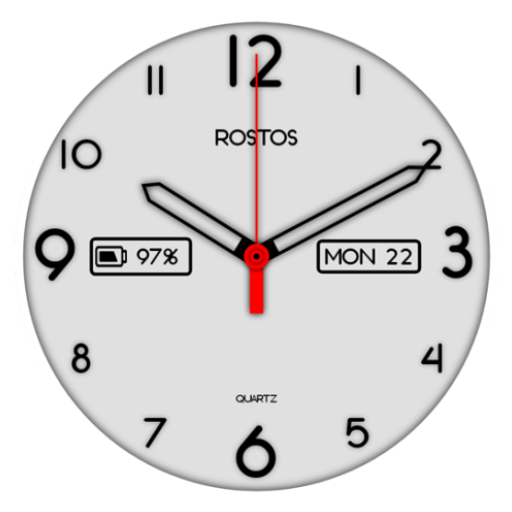 Analog Clock Rostos Live Wallpaper icon