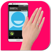 Call Receive On Air Swipe call icon