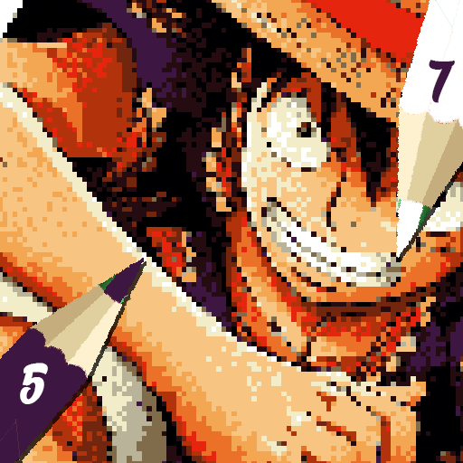 One Color by number Piece icon