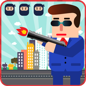 Mr Gun Bullet - Action Game icon