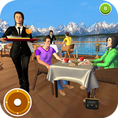 Rooftop Bar Luxury Restaurant Cooking Games icon