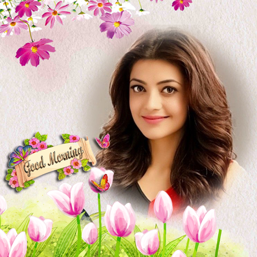 Good morning photo frame icon