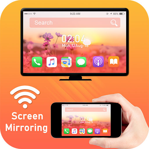 Screen Mirroring with TV: Smart View icon