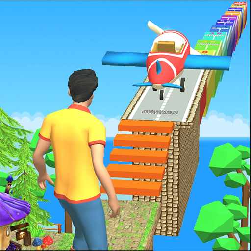 Jungle Fly Run Race 3D Game - Sky Glider Simulator icon