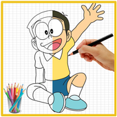 How To Draw Nobita icon