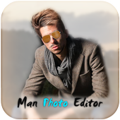 Man Photo Editor أيقونة