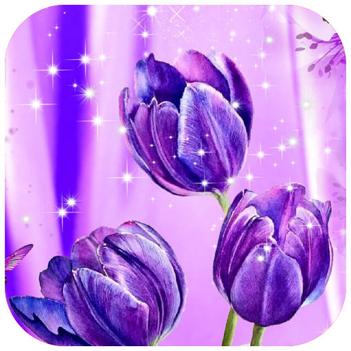 Purple Glitter Wallpaper icon