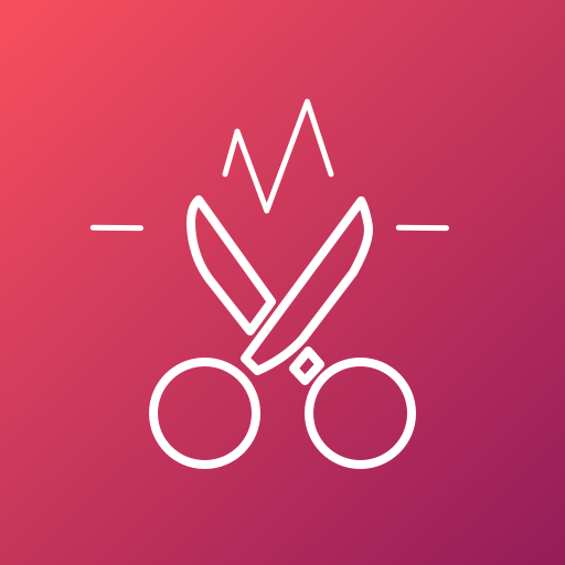 Cut audio &amp; Cut music. Music trimmer for mp3 &amp; wav icon