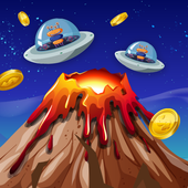 Aliens vs Volcano icon