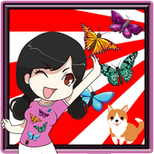 Foam Bubble Butterfly icon