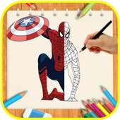 How Draw Spiderman😍 on 9Apps