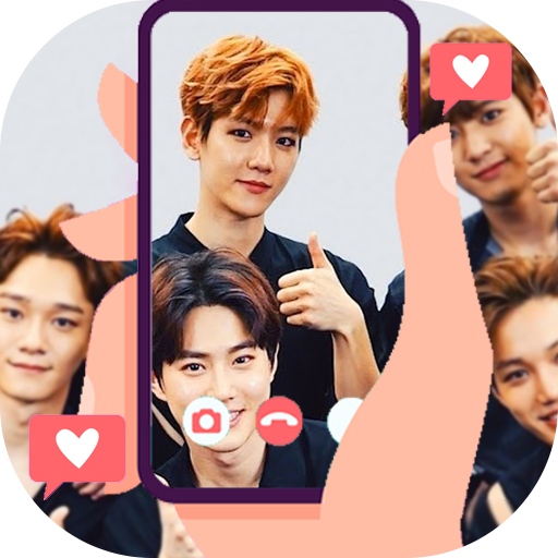 Exo Video Call Prank: Llamada con Exo kpop Bias icon