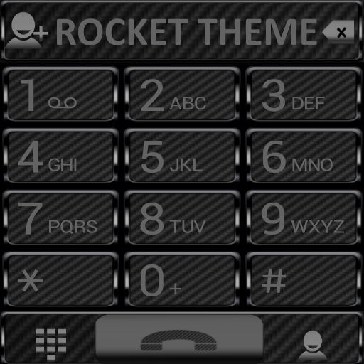 Theme Black Carbon RocketDial icon
