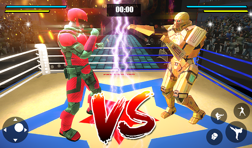 Real Robot Ring Fighting VS Wrestling Robot Game screenshot 5