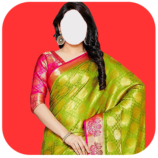 Fashion Women Saree Photo Suit icon