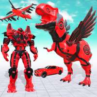 Flying Dinosaur Jet Robot Transform Dino Transport