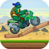 Turtles Bikers race ninja icon