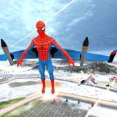 Flying Gunship Super Hero Battle icon