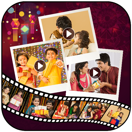Happy Bhai Dooj Video Maker With Music icon