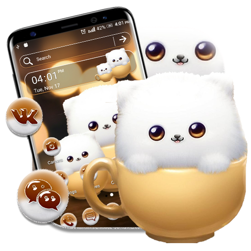 Cute Puffy Theme Launcher icon