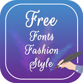 Free Fonts For Fashion Style icon