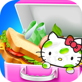 Hello Kitty Food Lunchbox Game: Cooking Fun Cafe icon