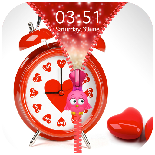 Clock Zipper Lock Screen icon