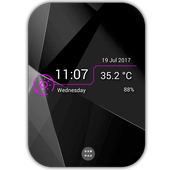 ikon EZ Digital Clock Lwp