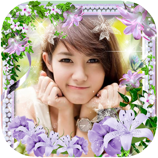 กรอบรูปที่ดีที่สุด กรอบรูปดอกลิลลี่ กรอบรูปดอกไม้ icon