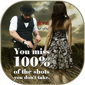 Miss You Multi Photo Frame أيقونة