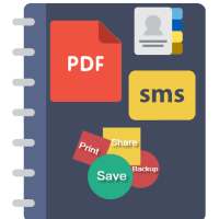 SMS BACKUP 2 PDF,CONTACT BACKUP,SMS EXPORT,CONTACT on 9Apps