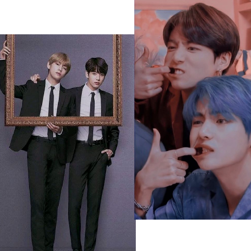bts couple taehyung-jungkook wallpaper icon