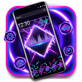 Neon Music batte il tema Gravity Light icon