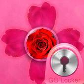 GO Locker Theme Pink Cute Rose icon
