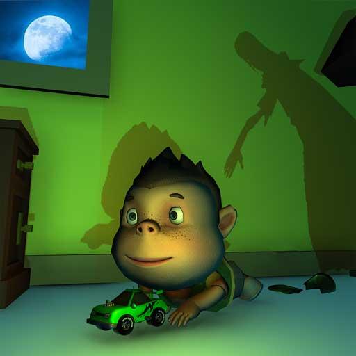 Baby in Dark Yellow Haunted House: Scary Baby Game icon