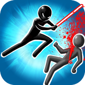 Stickman crazy money icon