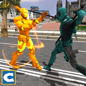 Flying Iron Robot Hero icon