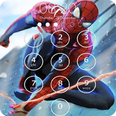 spider superhero man lock wallpaper icon