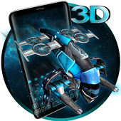 لوحة المفاتيح الفضائية 3D أيقونة