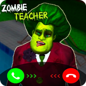 Scary Zombie Teacher Fake Call 2020 icon