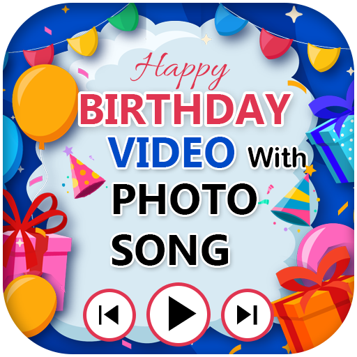 Birthday Video Maker with Photos &amp; Birthday Name icon
