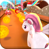 Unicorn Runner 3D: Cute Game for Girls icon