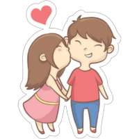 Kissing Stickers for Whatsapp