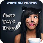 Write Text on Photos أيقونة