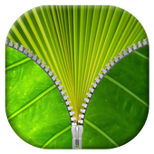 Green Zipper Lock Screen icon