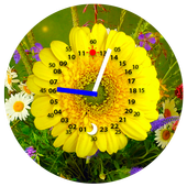 Flower Clock Live Wallpaper icon