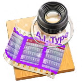 Purply hats AiType Theme icon