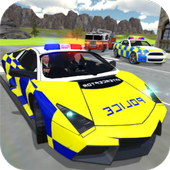 Police Car Crime Driving icon